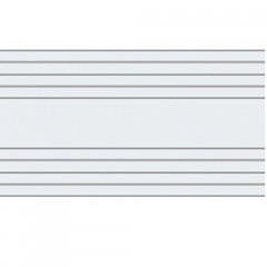  Mrkgra emaljerade notlinjer 