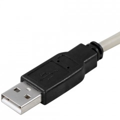  USB-kabel, 2.0, typ A hane till typ A hane, 0,5 m 